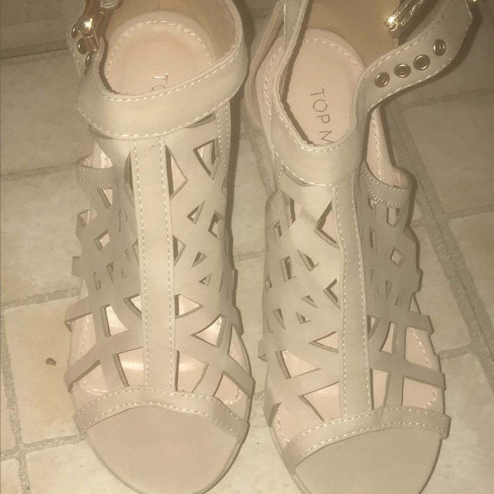 BEIGE WEDGES - Picture 5 of 7